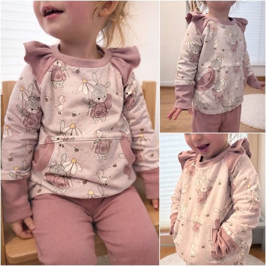 E-Book Schnittmuster SpringdaySweater unisex Gr. 74 bis 164