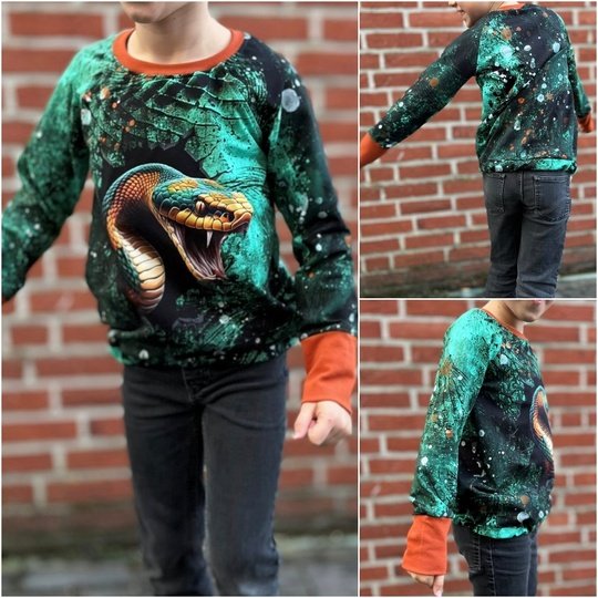 E-Book Schnittmuster SpringdaySweater unisex Gr. 74 bis 164