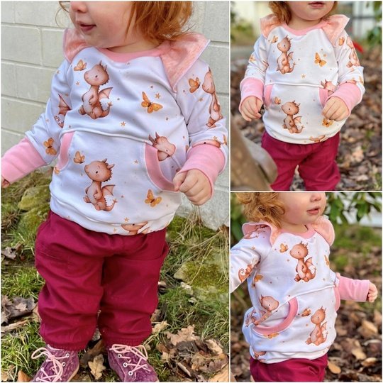 E-Book Schnittmuster SpringdaySweater unisex Gr. 74 bis 164