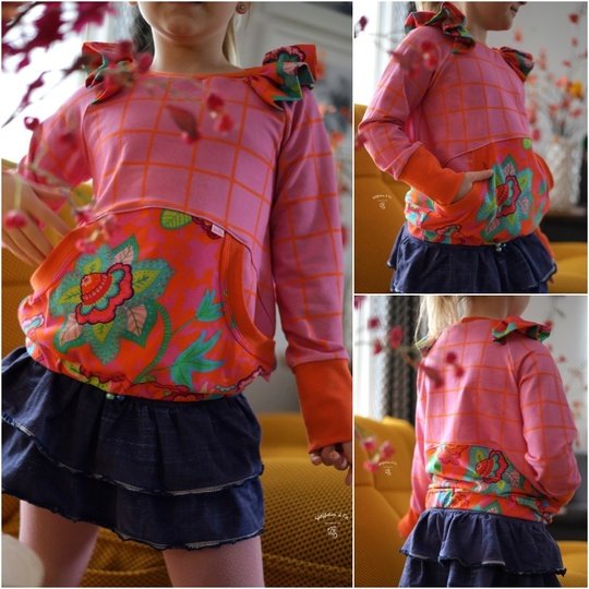 E-Book Schnittmuster SpringdaySweater unisex Gr. 74 bis 164