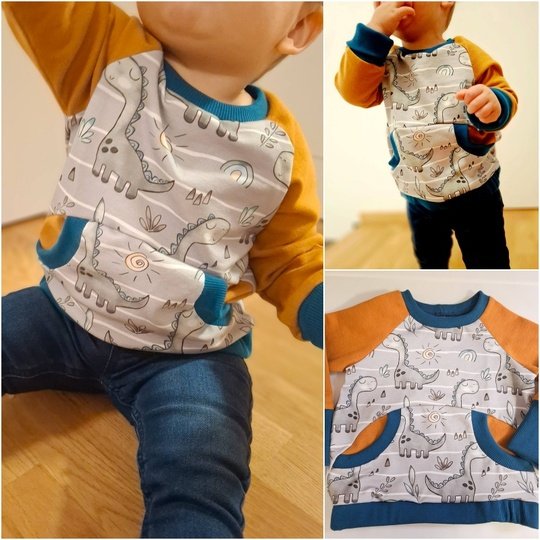 E-Book Schnittmuster SpringdaySweater unisex Gr. 74 bis 164