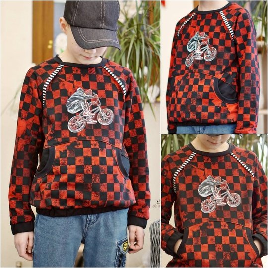 E-Book Schnittmuster SpringdaySweater unisex Gr. 74 bis 164