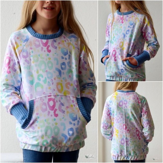 E-Book Schnittmuster SpringdaySweater unisex Gr. 74 bis 164