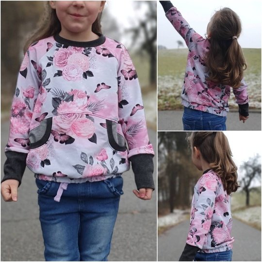 E-Book Schnittmuster SpringdaySweater unisex Gr. 74 bis 164