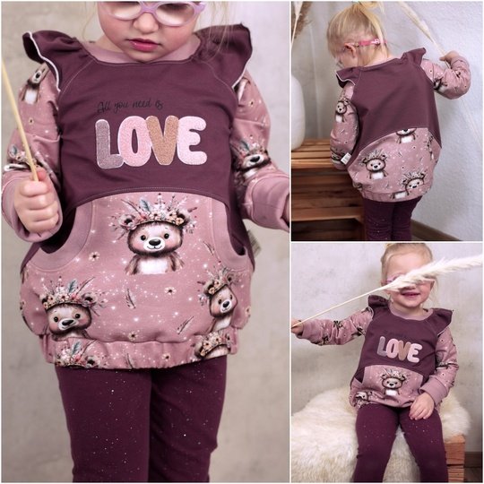 E-Book Schnittmuster SpringdaySweater unisex Gr. 74 bis 164