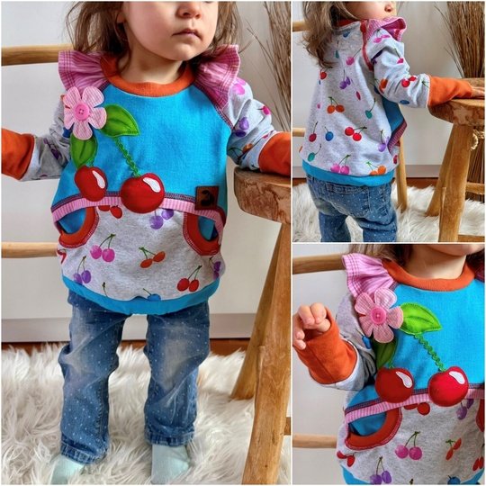 E-Book Schnittmuster SpringdaySweater unisex Gr. 74 bis 164