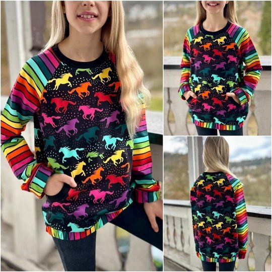 E-Book Schnittmuster SpringdaySweater unisex Gr. 74 bis 164