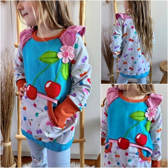 E-Book Schnittmuster SpringdaySweater unisex Gr. 74 bis 164