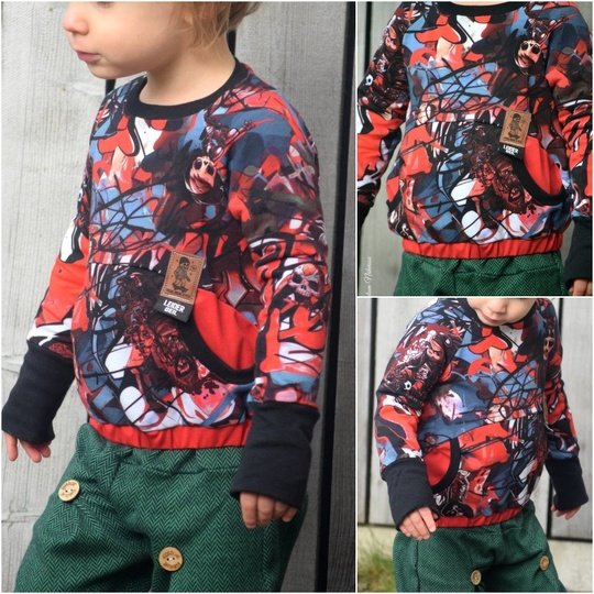 E-Book Schnittmuster SpringdaySweater unisex Gr. 74 bis 164