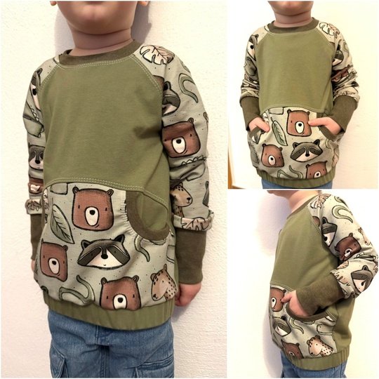 E-Book Schnittmuster SpringdaySweater unisex Gr. 74 bis 164