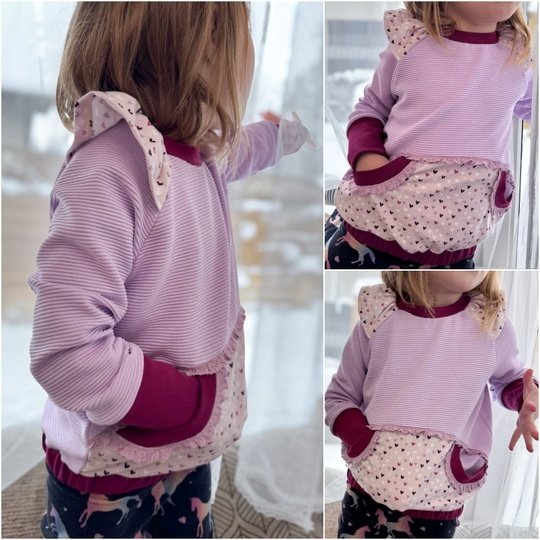 E-Book Schnittmuster SpringdaySweater unisex Gr. 74 bis 164