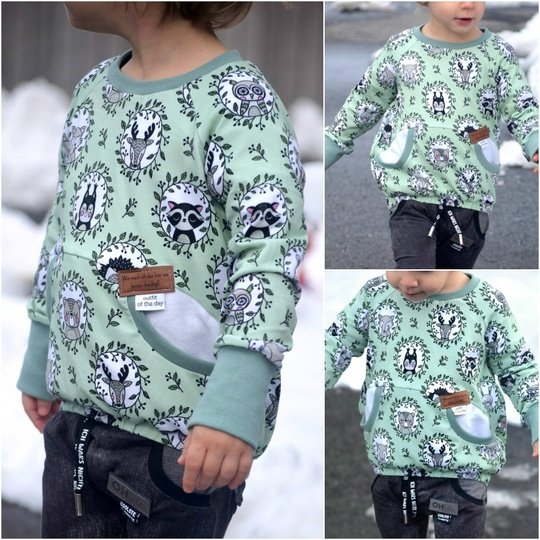 E-Book Schnittmuster SpringdaySweater unisex Gr. 74 bis 164