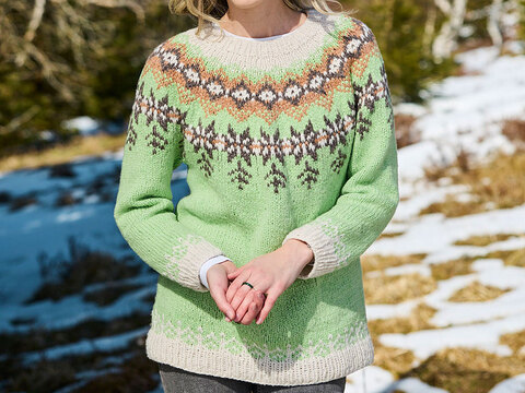 ISLANDPULLI FIONA, gestrickt