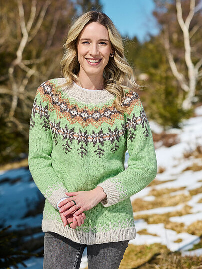 ISLANDPULLI FIONA, gestrickt