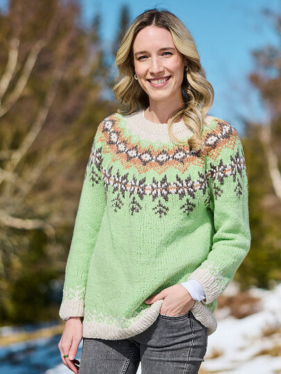 ISLANDPULLI FIONA, gestrickt