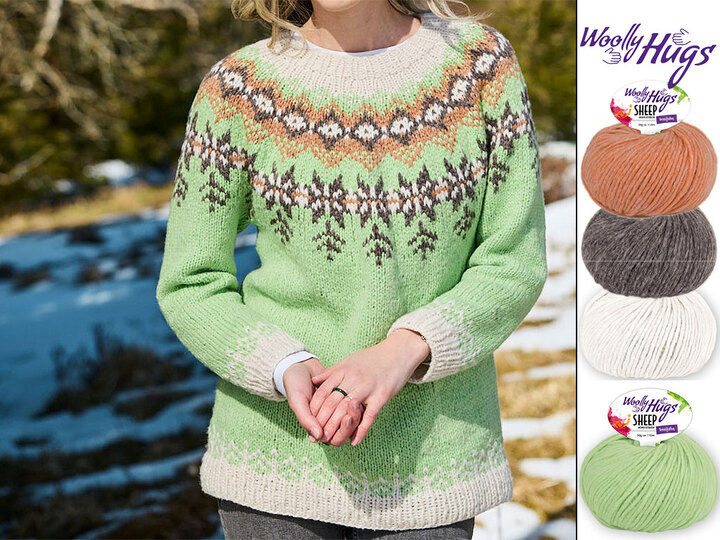 ISLANDPULLI FIONA, gestrickt