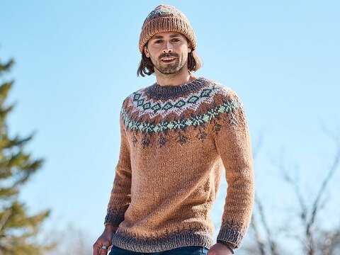 NORWEGERPULLI FABIAN, gestrickt