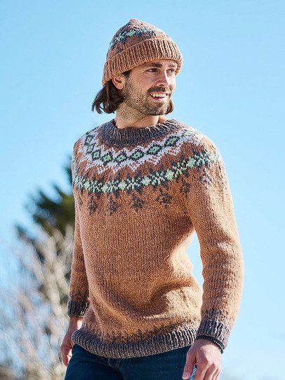 NORWEGERPULLI FABIAN, gestrickt