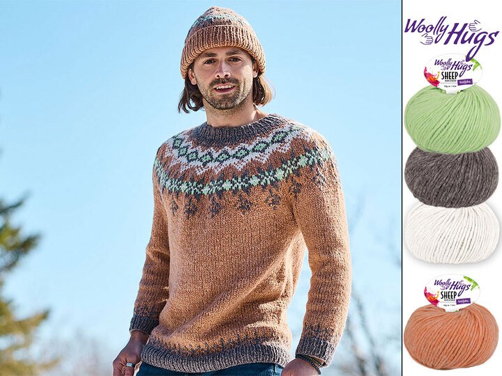 NORWEGERPULLI FABIAN, gestrickt