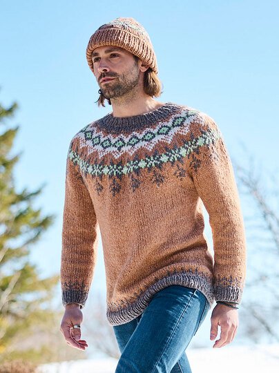 NORWEGERPULLI FABIAN, gestrickt