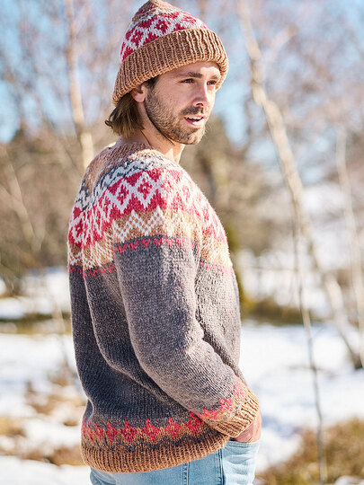 ISLANDPULLI FRANK, gestrickt