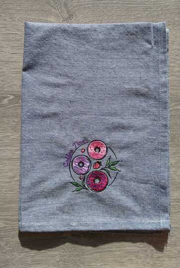 Stickdatei - Coffee Time - Donuts - Küche - Kaffee - 2 Größen