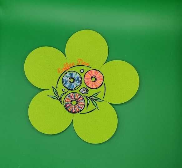 Stickdatei - Coffee Time - Donuts - Küche - Kaffee - 2 Größen