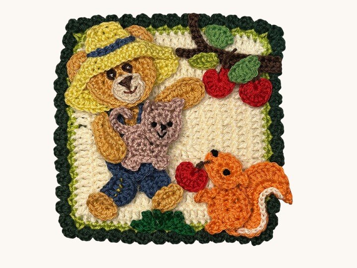 Granny Square Bear 5 crochet