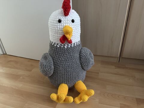 Häkelanleitung - Türstopper "Heli Henne"