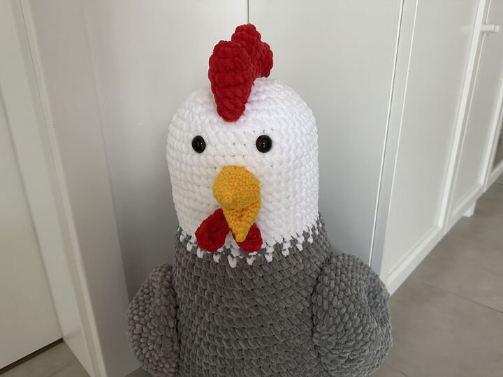 Häkelanleitung - Türstopper "Heli Henne"