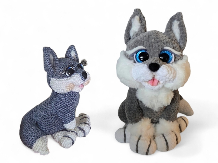 Crochet pattern for baby wolf