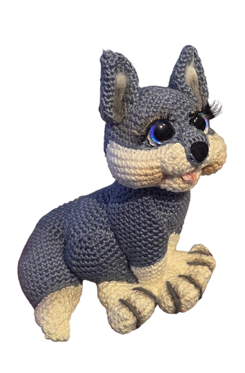 Crochet pattern for baby wolf