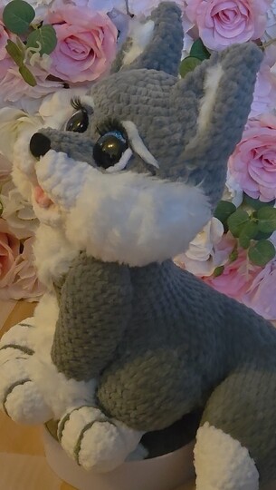 Crochet pattern for baby wolf