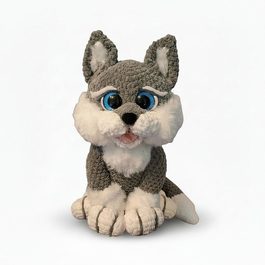Crochet pattern for baby wolf