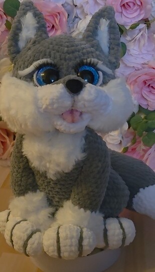 Crochet pattern for baby wolf