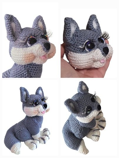 Häkelaneitung Baby Wolf