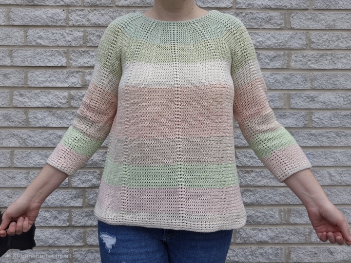 Häkelanleitung Pulli Kryds