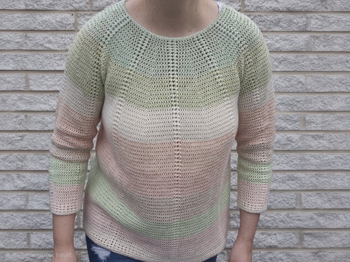 Häkelanleitung Pulli Kryds