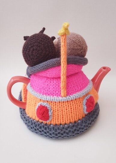 TeaCosyFolk's Dodgem Car Tea Cosy Knitting Pattern