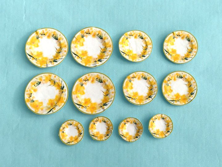 Bastelbögen Frühlings-Miniaturen (1:12)