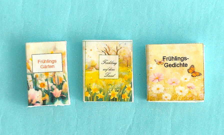 Bastelbögen Frühlings-Miniaturen