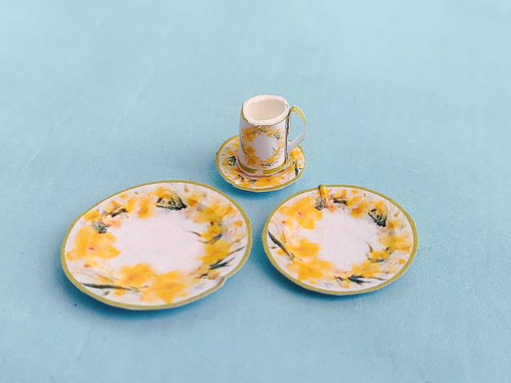 Bastelbögen Frühlings-Miniaturen