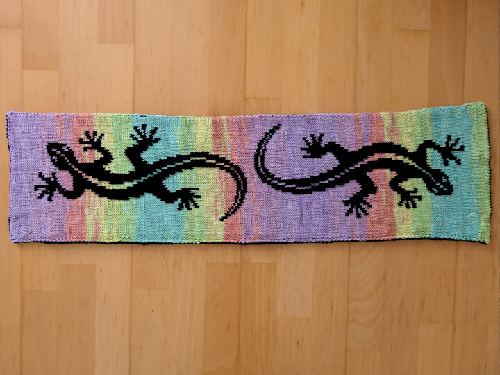 Doubleface Gecko-Schal