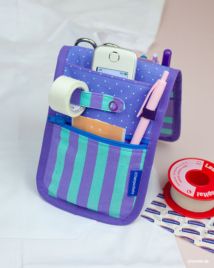 Taschenorganizer "KittelKram" (Schnittmuster und Nähanleitung)