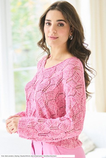 Pullover mit Rautenmuster