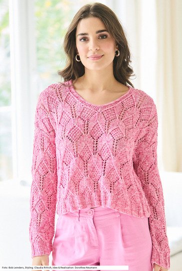 Pullover mit Rautenmuster