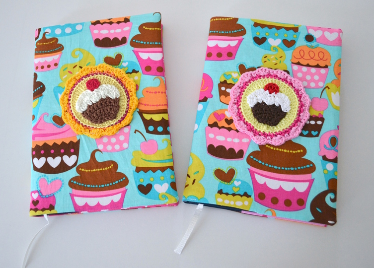 Crochet pattern cupcake patches coffeepot coffee cup appliqués