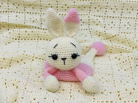 Häkelanleitung  Schnuffeltuch , Schmusetuch Bunny