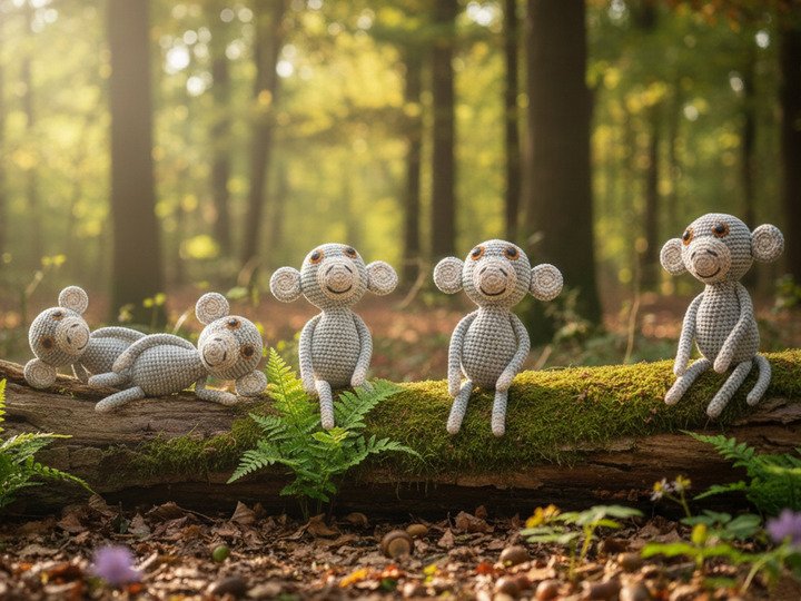 Häkelanleitung: Affe Momo, der kleine Dschungel-Entdecker!