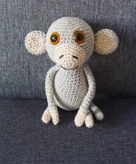 Häkelanleitung: Affe Momo, der kleine Dschungel-Entdecker!